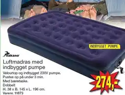 Harald Nyborg Luftmadras med indbygget pumpe tilbud
