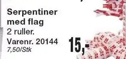 Harald Nyborg Serpentiner med flag tilbud