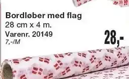 Harald Nyborg Bordløber med flag tilbud