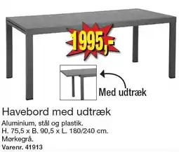 Harald Nyborg Havebord med udtryk tilbud