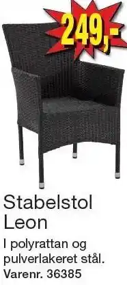 Harald Nyborg Stabelstol Leon eller Bord tilbud