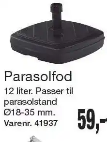 Harald Nyborg Parasolfod tilbud