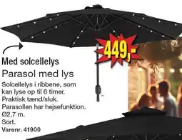 Harald Nyborg Parasol med lys tilbud