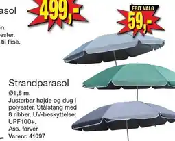 Harald Nyborg Strandparasol tilbud