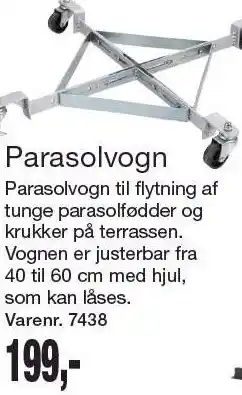 Harald Nyborg Parasolvogn tilbud