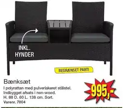 Harald Nyborg Bænksæt tilbud