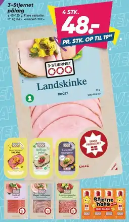 Bilka 3-Stjernet pålæg - 4 STK tilbud