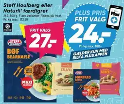 Bilka Steff Houlberg eller Naturli' færdigret tilbud