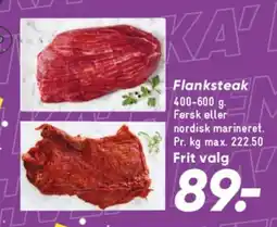 Bilka Flanksteak tilbud