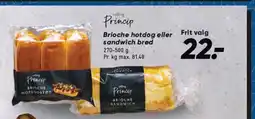 Bilka Brioche hotdog eller sandwich brød tilbud