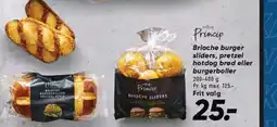 Bilka Brioche burger sliders, pretzel tilbud