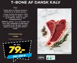 Bilka T-BONE AF DANSK KALV tilbud