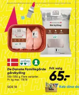 Bilka De Danske Familiegårde Frit valg tilbud