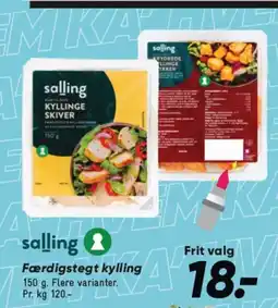 Bilka Færdigstegt kylling tilbud
