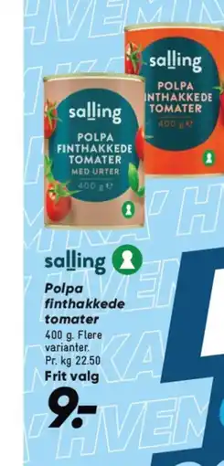 Bilka Polpa finthakkede tomater tilbud