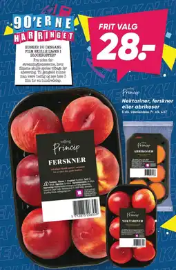 Bilka Nektariner, ferskner eller abrikoser tilbud