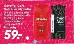 Bilka Gevalia, Café Noir eller Illy kaffe tilbud