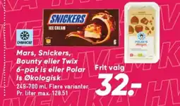 Bilka Mars, Snickers, Bounty eller Twix tilbud