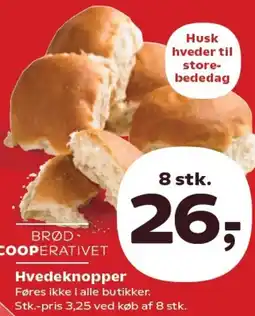 SuperBrugsen Hvedeknopper tilbud