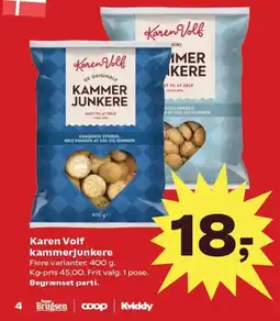 SuperBrugsen Karen Volf kammerjunkere tilbud