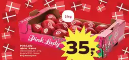 SuperBrugsen Pink Lady æbler i kasse tilbud