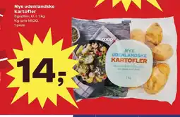 SuperBrugsen Nye udenlandske kartofler tilbud