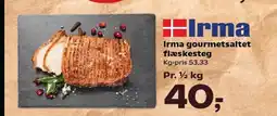 SuperBrugsen Irma gourmetsaltet flæskesteg tilbud