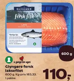 SuperBrugsen Glyngøre fersk laksefilet tilbud