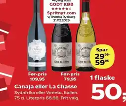 SuperBrugsen Canaja eller La Chasse tilbud
