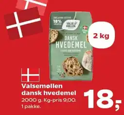 SuperBrugsen Valsemøllen dansk hvedemel tilbud