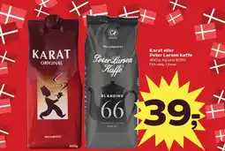SuperBrugsen Karat eller Peter Larsen kaffe tilbud
