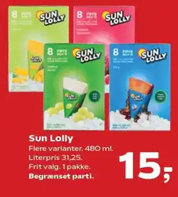 SuperBrugsen Sun Lolly tilbud