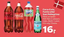 SuperBrugsen Coca-Cola, Fanta eller San Pellegrino tilbud