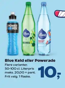 SuperBrugsen Blue Keld eller Powerade Flere varianter. tilbud