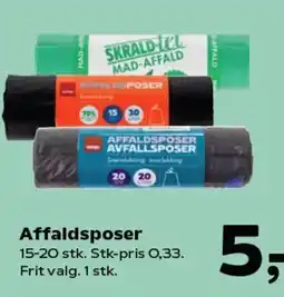 SuperBrugsen Affaldsposer tilbud