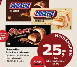 SuperBrugsen Mars eller Snickers İsbarer tilbud