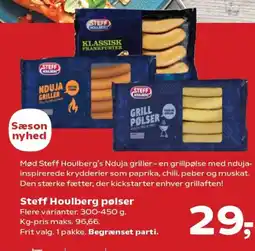 SuperBrugsen Steff Houlberg pølser tilbud