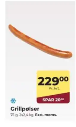 Dagrofa Food Service Grillpølser tilbud