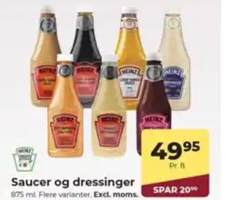 Dagrofa Food Service Saucer og dressinger tilbud