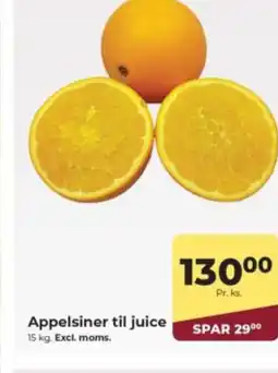 Dagrofa Food Service Appelsiner til juice tilbud