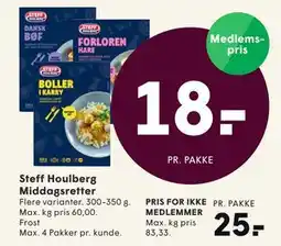 SPAR Steff Houlberg Middagsretter tilbud