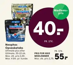 SPAR Neophos Opvasketabs tilbud