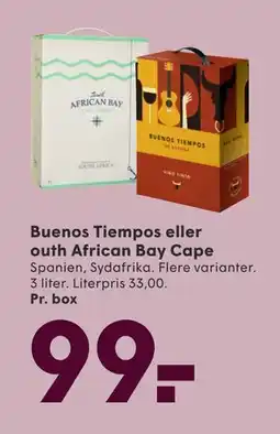 SPAR Buenos Tiempos eller outh African Bay Cape tilbud