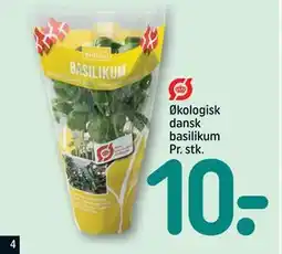 REMA 1000 Økologisk dansk basilikum Pr. stk tilbud