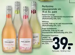 REMA 1000 Perlissimo mousserende vin 75 cl. Ex. pant tilbud