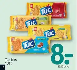 REMA 1000 Tuc kiks 100 g tilbud