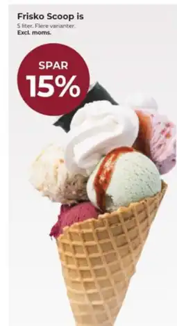 Dagrofa Food Service Frisko Scoop is tilbud