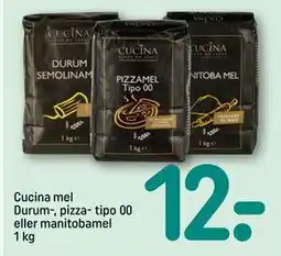 REMA 1000 Cucina mel Durum-, pizza- tipo 00 eller manitobamel 1 kg tilbud