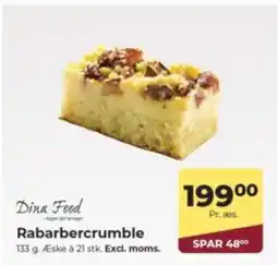 Dagrofa Food Service Dina Food Rabarbercrumble tilbud