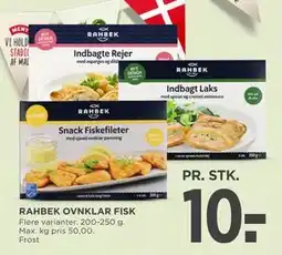 MENY RAHBEK OVNKLAR FISK tilbud